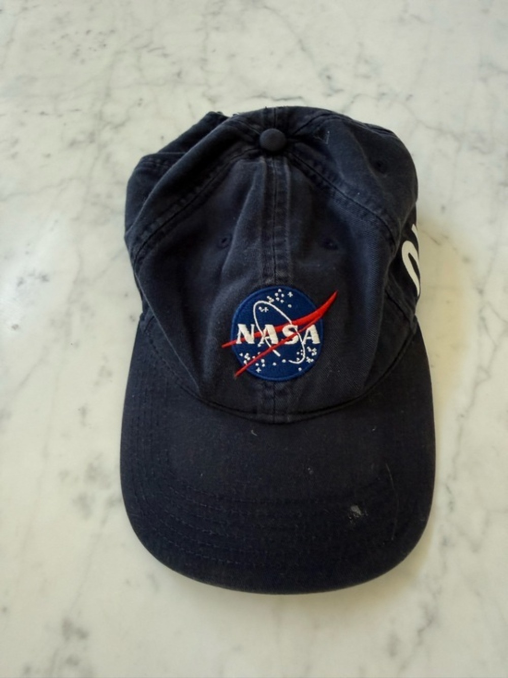 NASA U.S. Space & Rocket Center Navy Baseball Cap Adjustable